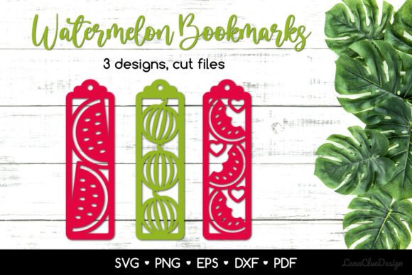 Download Watermelon Bookmarks SVG Cut Files - Cut files Collection