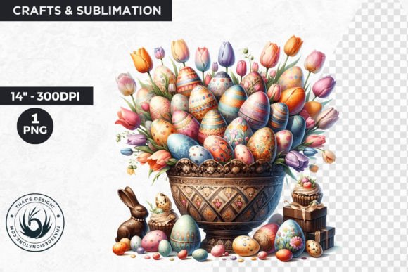 Download Easter Basket Eggs Clipart - Egg Collection