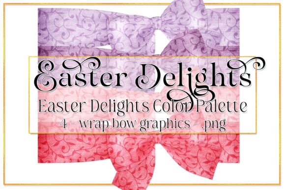 Download Easter Graphics, Flora Wrap Bow Graphics - Easter graphics Collection