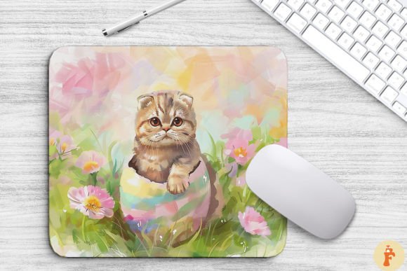 Download Cute Cat in Easter Egg Background - Egg Collection