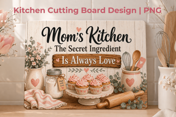 Download Mothers Day Cutting Board, Mom Kitcheт - Premium Resources