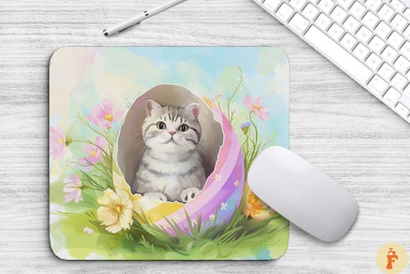 Download Cute Cat in Easter Egg Background - Egg Collection