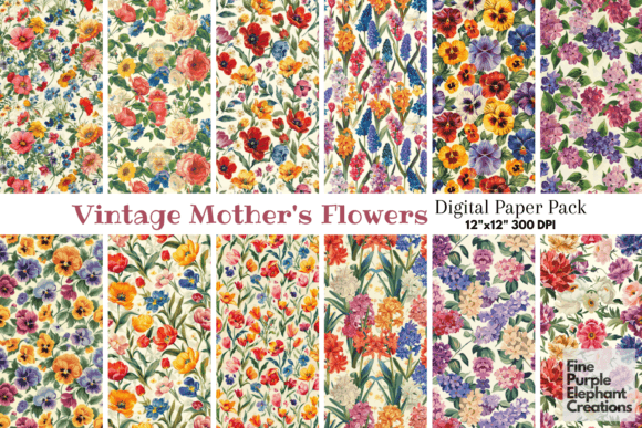 Download Vintage Spring Florals Boho Shabby Chic - Premium Resources
