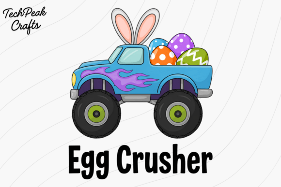 Download Egg Crusher Easter Truck PNG - Egg Collection