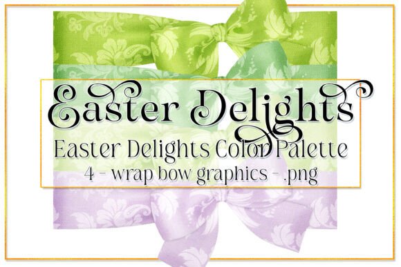 Download Easter Graphics, Flora Wrap Bow Graphics - Easter graphics Collection