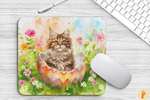 Download Cute Cat in Easter Egg Background - Egg Collection