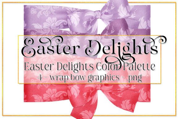 Download Easter Graphics, Flora Wrap Bow Graphics - Easter graphics Collection