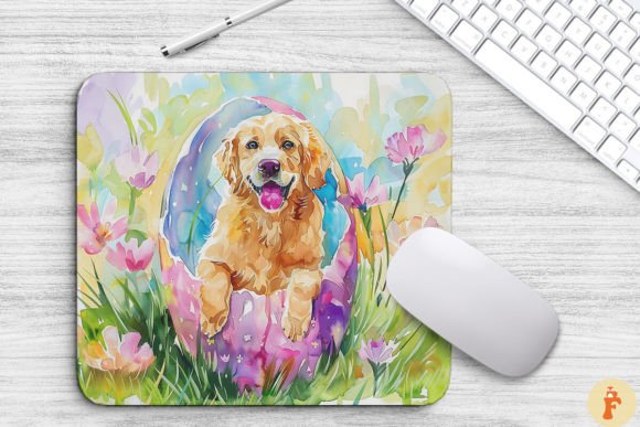 Download Cheerful Dog in Easter Egg Background - Egg Collection