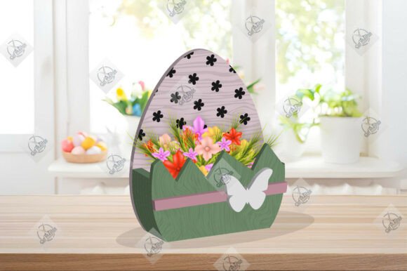 Download Spring Easter Egg Treat Box Laser Cut - Egg Collection