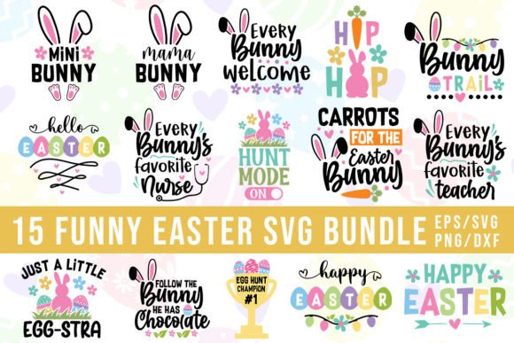 Download Funny Easter Quotes SVG Bundle - Easter quotes Collection