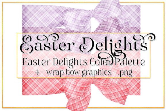 Download Easter Graphics, Plaid Wrap Bow Graphics - Easter graphics Collection