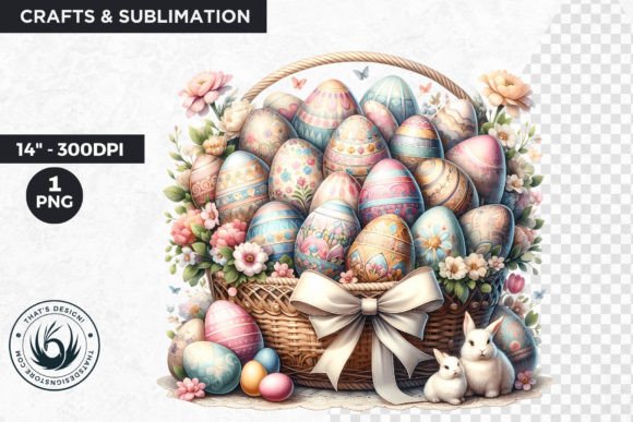 Download Easter Basket Eggs Clipart - Egg Collection