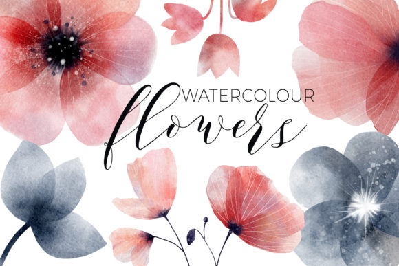 Download Whimsical Spring Florals Watercolor - Spring florals Collection